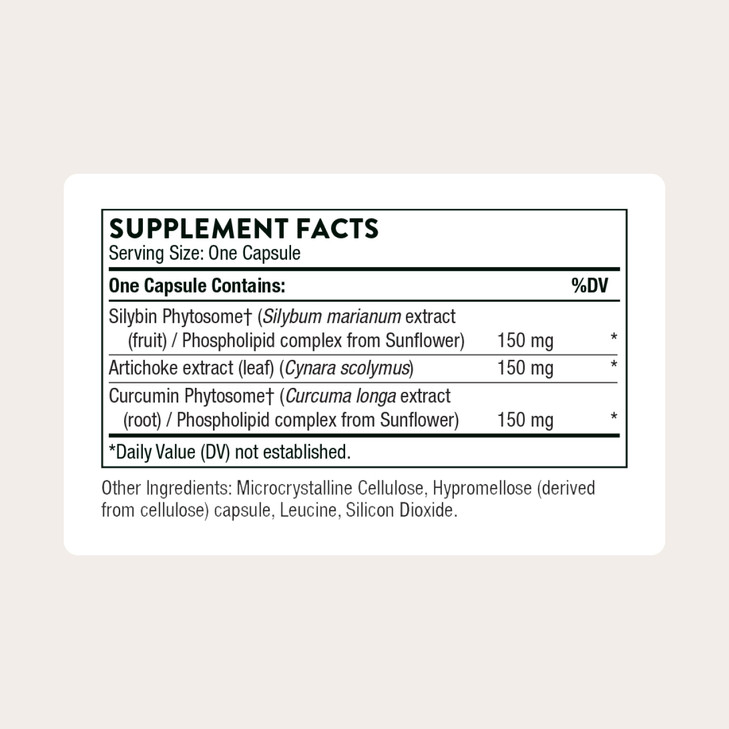 THORNE - S.A.T. - Milk Thistle Complex with Silymarin, Artichoke, and Turmeric Extracts for Liver Support* - Soy, Gluten & Dairy Free - 60 Capsules