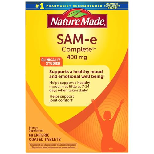 Nature Made SAM-e Complete 400 mg - 60 Enteric Coated Tablets