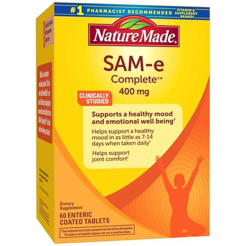 Nature Made SAM-e Complete 400 mg - 60 Enteric Coated Tablets
