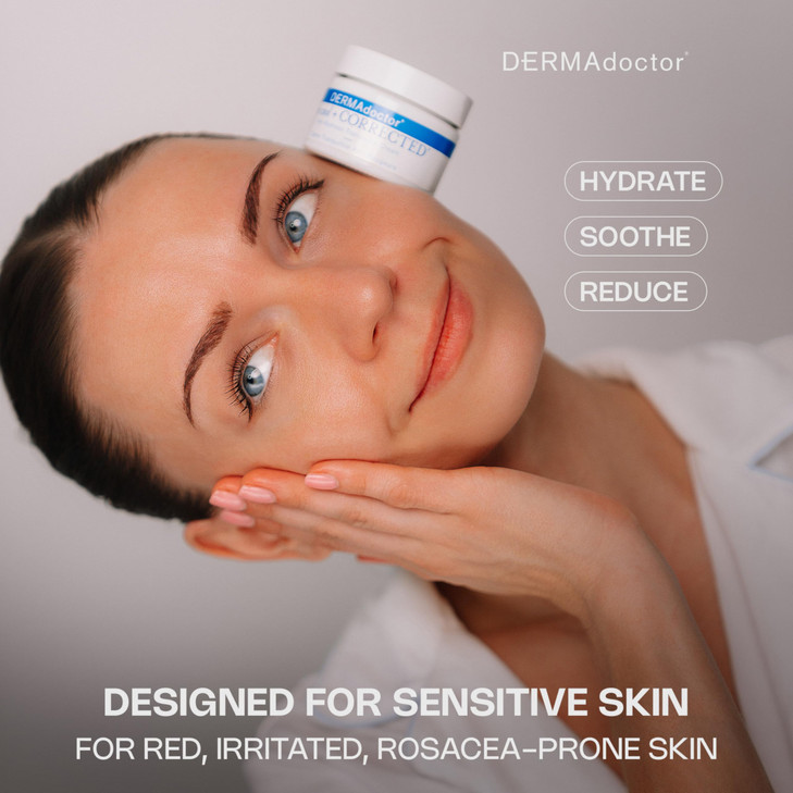 DERMAdoctor Hyaluronic Acid Moisturizer, Hydrating Moisturizer Face Cream Delivering Redness Relief For Face And Soothing Hydration with Squalane & H