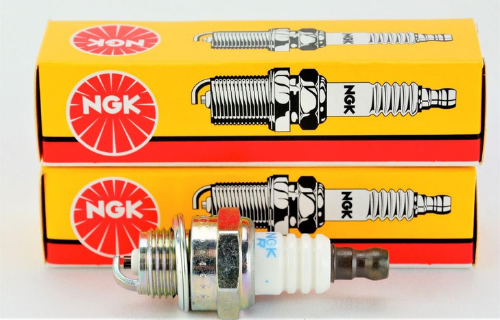 NGK (6703) BPMR7A Spark Plugs Individual Boxed - 2 Pack, Copper