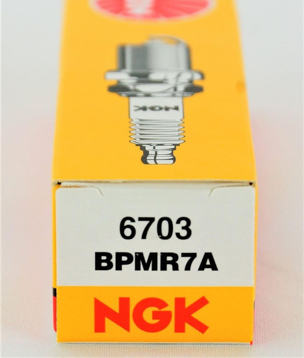 NGK (6703) BPMR7A Spark Plugs Individual Boxed - 2 Pack, Copper
