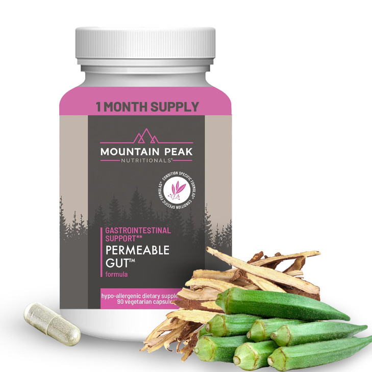 Mountain Peak Nutritionals Permeable Gut Formula - Helps Protect Stomach & Intestinal Lining - Leaky Gut & Gastro Support Supplement - Hypoallergenic