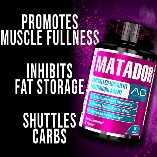 Project AD Matador Muscle Builder Enhances Muscle Pumps and Promotes Muscle Growth And Energy (60 Capsules)
