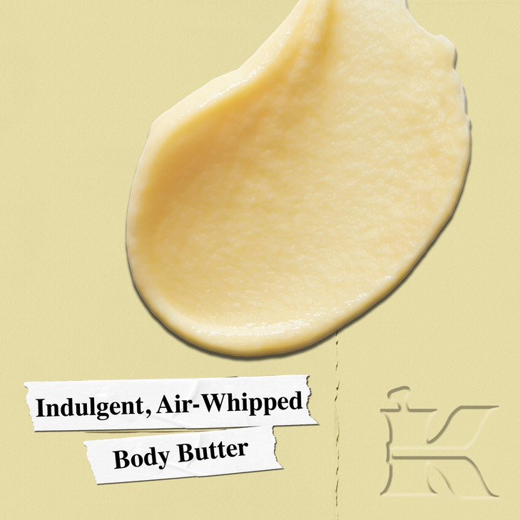 Kiehl's Creme de Corps Whipped Body Butter, Gentle Body Lotion that Nurtures and Moisturizes the Skin, Infused with Soy Milk and Honey, Provides Rich