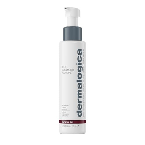 Dermalogica Skin Resurfacing Cleanser, Dual-Action Anti-Aging Exfoliating Face Wash and Cleanser - Smoothes Skin with Lactic Acid, 5.1 Fl Oz