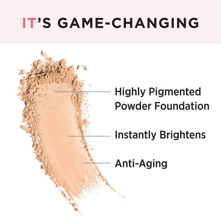 IT Cosmetics Celebration Foundation Illumination - Anti-Aging, Full Coverage Foundation Powder - With Drops of Light Technology for Added Radiance -