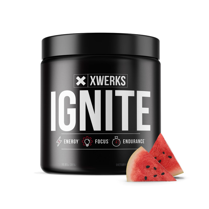 Xwerks Ignite Pre Workout Powder for Men and Women, Natural Preworkout Energy Drink Powder, Gluten Free Keto Formula for Endurance Stamina and Workou
