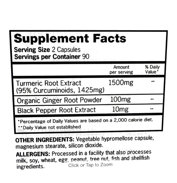 Turmeric Curcumin with Black Pepper and Ginger, Qunol 1500mg Turmeric Extract with 95% Curcuminoids, Enhanced Absorption, Supports Healthy Inflammati