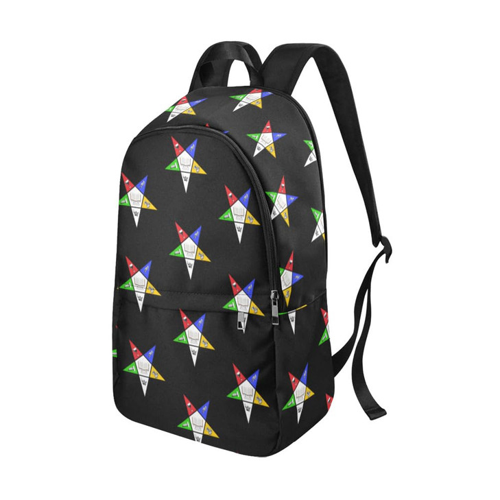 Generic OES Backpack Order of Eastern Star Print Travel Backpack, suitable for travel trips, sessions, business or for work, Large Adult Size