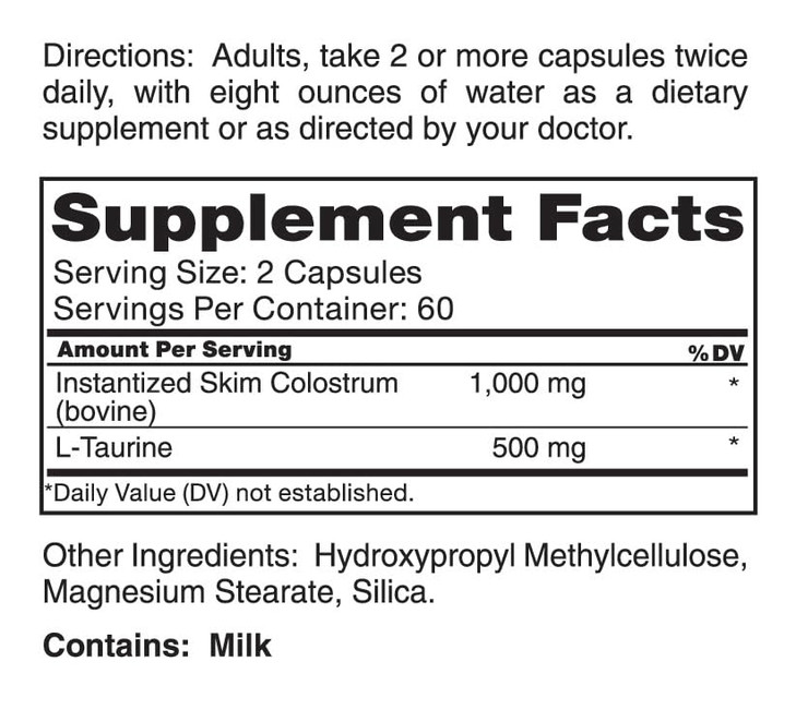 Roex Mother's Colostrum Capsule, 120 Count