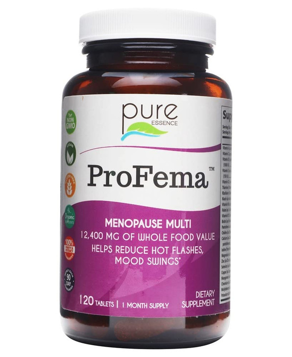 Pure Essence Labs ProFema - Multivitamin for Women - Natural Menopause Relief Supplement - Promotes Hormone Balance, Reduces Hot Flashes, Mood Swings