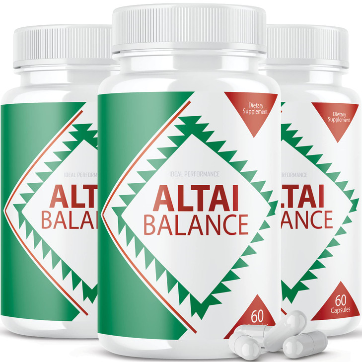 IDEAL PERFORMANCE (Official) Altai Balance Support Formula Pills Supplement (3 Pack)