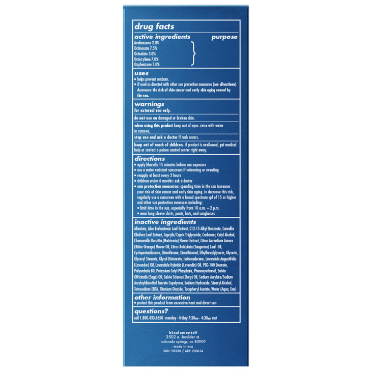 Bioelements RayDefense - 4 fl oz - Hydrating Broad-Spectrum SPF 30 Sunscreen & Moisturizer for All Skin Types - Vegan, Gluten Free - Never Tested on