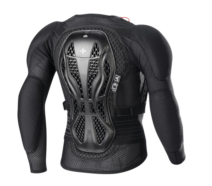 Alpinestars Bionic Action V2 Protection Jacket, Lightweight Off-Road Body Armor, CE-Certified, L, Black