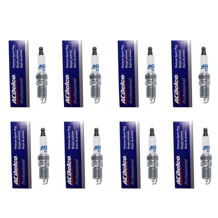 ACDelco 41-962 Professional Platinum Spark Plug, (8)