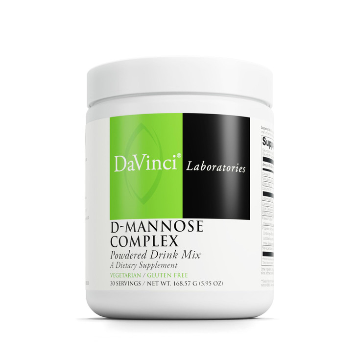 DAVINCI Labs D-Mannose Complex - Powder Drink Mix Supports Immune System & Urinary Tract Health* - Bladder Health Aid with Calcium, Cranberry Juice P