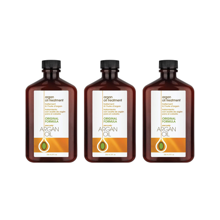One 'N Only Argan Oil Hair Treatment - Lightweight & Hydrating Hair Oil for Natural, Wigs & Extensions - Shine Enhancing, Heat Protectant & Frizz Con