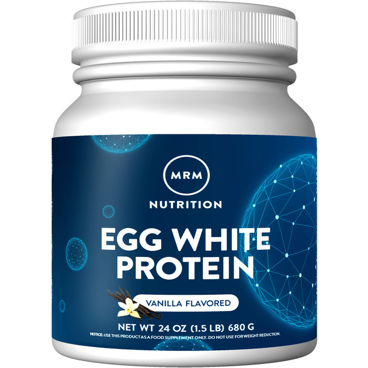 MRM Nutrition Egg White Protein | Vanilla Flavored | 23g Fat-Free Protein | with Digestive enzymes | Highest Biological Value | Clinically Tested | 2