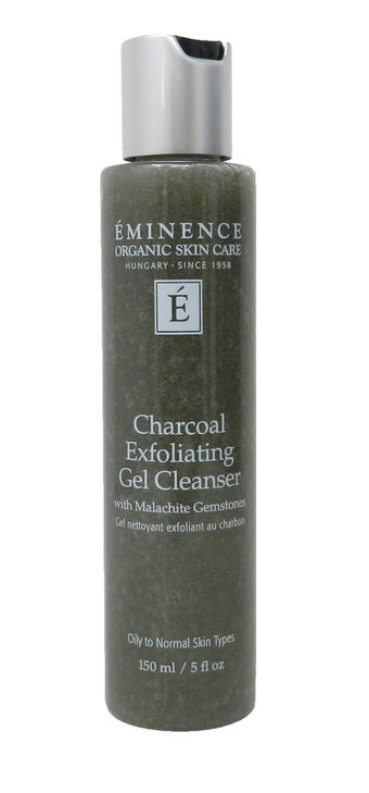 ÉMINENCE Charcoal Exfoliating Gel Cleanser, Unscented, 5 Oz