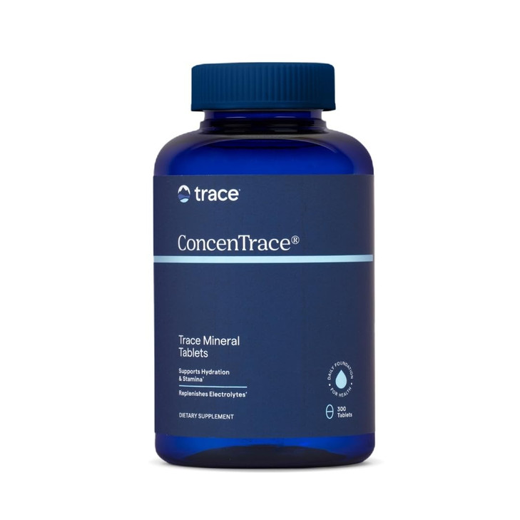 Trace Minerals ConcenTrace Trace Minerals Tablets - Daily Supplement for Overall Wellness - Natural Energy, Bone Strength, Healthy Connective Tissue