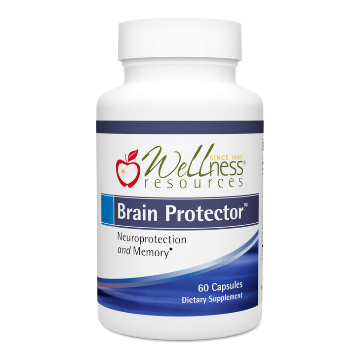 Wellness Resources Brain Protector Longevity Supplement with Novusetin Fisetin, Longvida Curcumin, AuroraBlue Wild Blueberry and na-RALA. Senolytic,