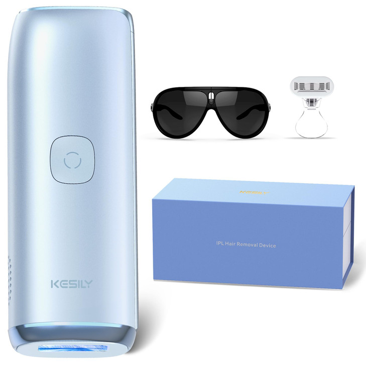 Laser Hair Removal for Women, IPL Laser Hair Removal Device, Painless Hair Remover at Home with Sapphire Ice-Cooling, Long-Lasting Hair Reduction in