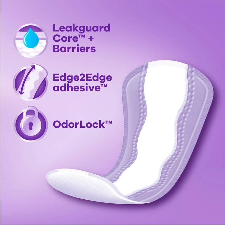 Always Daily Extra Protect Liners, Extra Long Length, Unscented Panty Liners, 272 (4 Packs of 68)