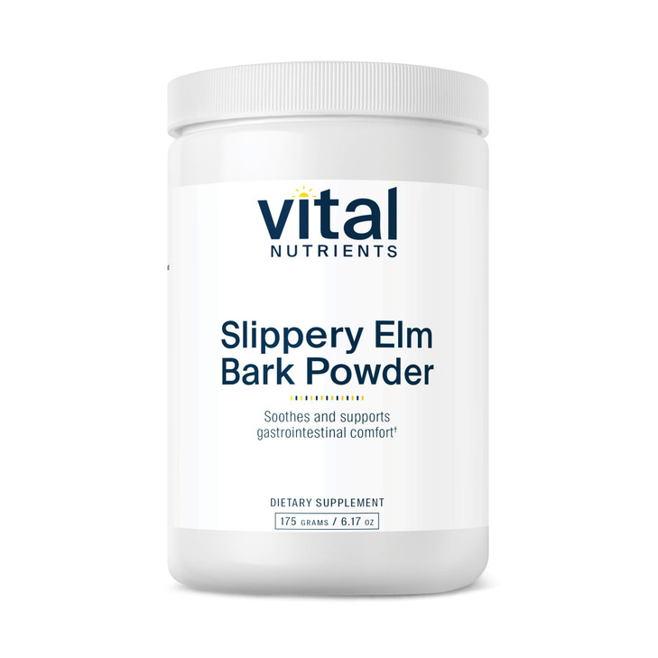 Vital Nutrients Slippery Elm Bark Powder - Herbal Leaky Gut Support - Vegan Gastrointestinal Support for Regular Bowel Movements - Gluten, Dairy, Soy
