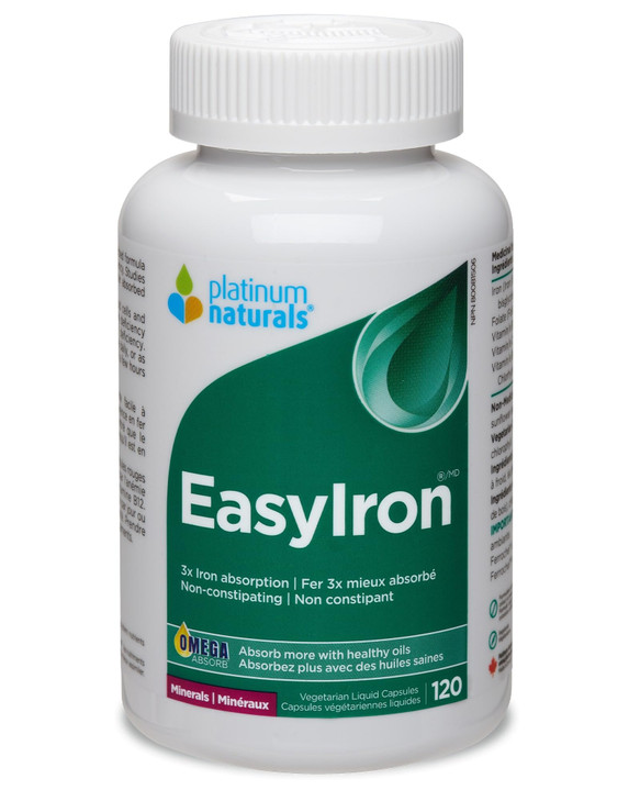 Platinum Naturals Easy Iron, 120 CT