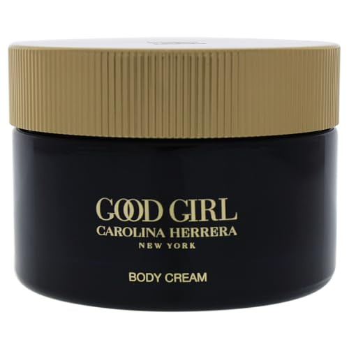 Carolina Herrera Good Girl Body Cream 6.8 Oz - Luxurious Moisturizer for All Skin Types - Non-Greasy & Fragrant