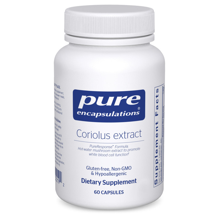 Pure Encapsulations Coriolus Extract | Promotes White Blood Cell Function* | 60 Capsules