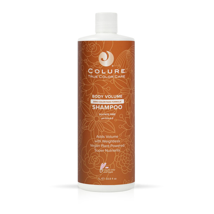 COLURE Body Volume Shampoo, 33 Fl Oz  Volumizing Hair Wash for Fine Thinning Hair, Weightless Sulfate-Free Cleanser