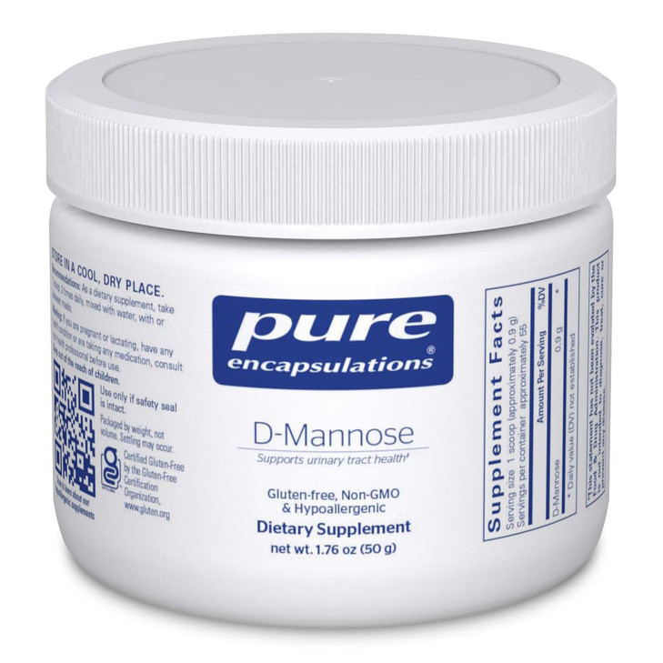 Pure Encapsulations D-Mannose Powder - for Urinary Tract Support - Urinary Tract Support & Bladder Health* - Easy Dissolve Powder - Non-GMO & Vegan -