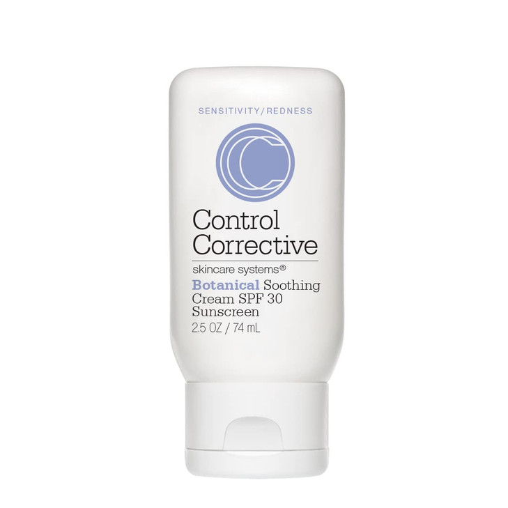 CONTROL CORRECTIVE Botanical Soothing Cream Spf 30, 2.5 Oz - Sunscreen, Moisturizers, Sensitive Skin, Calms The Skin & Protects, Wheat Germ Oil, Vita