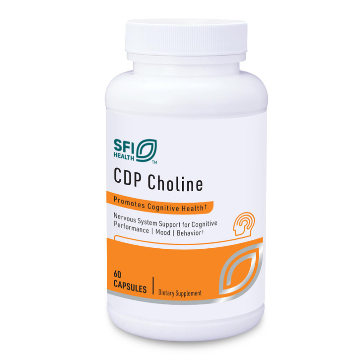 Klaire Labs SFI Health CDP Choline 250mg - Soy-Free Choline Supplements - Cognizin Citicoline to Help Support Memory, Focus & Attention - Bioavailabl