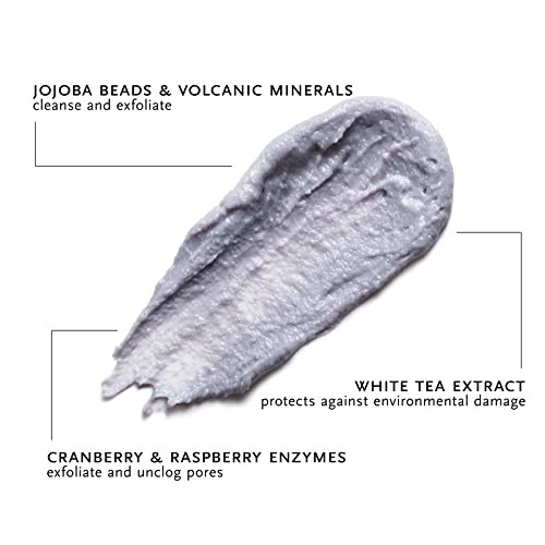 ARCONA Cranberry Gommage  Purifying Scrub To Exfoliate and Unclog Pores - Brighten, Tone, and Resurface Skin With Zeolite, Blueberry - Natural Face