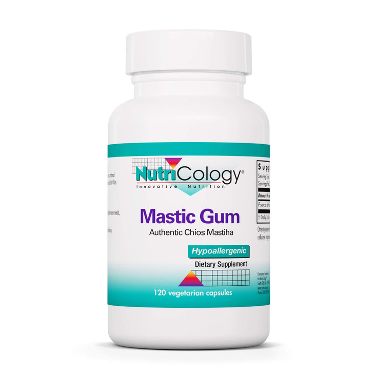 Allergy Research Group NutriCology Mastic Gum - Supports Digestive Comfort - Delivers 1000 mg Chios Mastic Gum Resin per Serving - Vegetarian & Hypoa