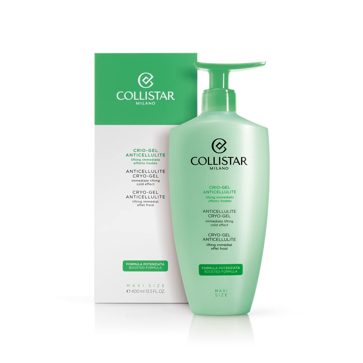 Collistar Anti-Cellulite Kryo Gel Body Cream with Cooling Effect, Stimulates Microcirculation and Fluid Drainage for Orange Peel, Heavy Legs and Sens