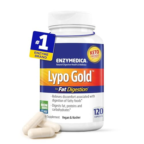 ENZYMEDICA Lypo Gold, 120 Count
