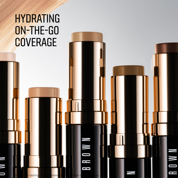 Bobbi Brown Skin Foundation Stick | Portable & Creamy with Medium-to-Full Coverage for Even-Toned Skin, 0.31 Ounce, Natural N-052