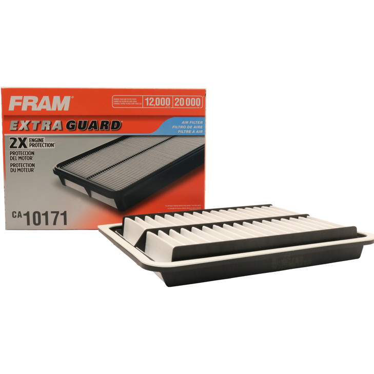FRAM Extra Guard CA10171 Replacement Engine Air Filter for Select Toyota Venza and Camry Models, Provides Up to 12 Months or 12,000 Miles Filter Prot