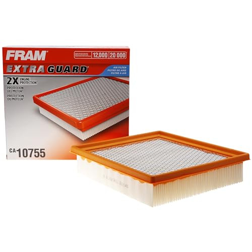FRAM Extra Guard CA10755 Replacement Engine Air Filter for Select Lexus, Toyota, Jeep and Dodge Models, Provides Up to 12 Months or 12,000 Miles Filt