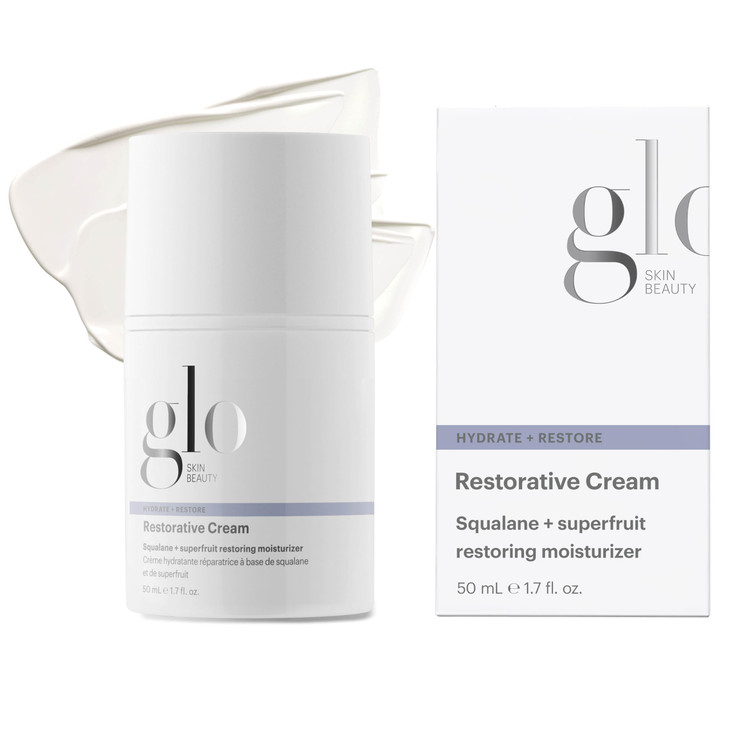 Glo Skin Beauty Restorative Cream - Repair, Soothe and Moisturize Stressed Out, Dehydrated or Dry Skin - Protects Against Signs of Aging