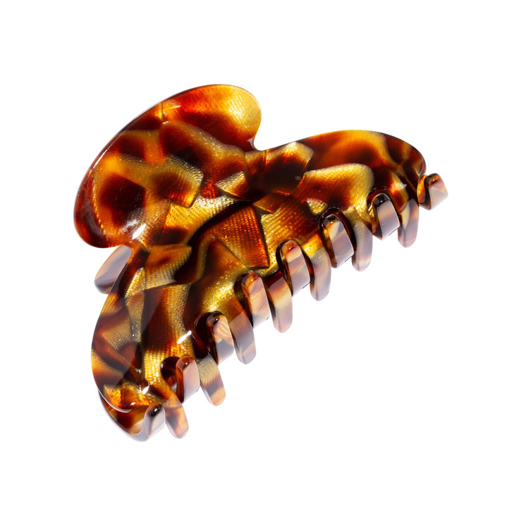 France Luxe French Hair Clip for Women, Medium Couture Claw Clip for Thick or Fine Hair, Slip-Free Strong Hold, Lightweight, Damage-Free Design, Afri