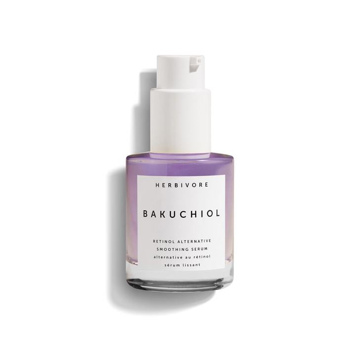 HERBIVORE Bakuchiol Retinol Alternative Face Serum REGULAR STRENGTH - Bakuchiol + Peptides, Smooths Skin, Reduces Fine Lines & Wrinkles, Plant-based,