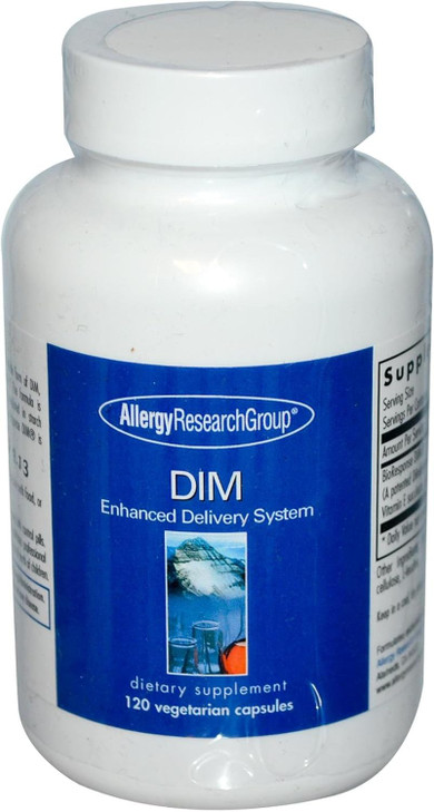 Allergy Research Group DIM Enhanced Delivery System - DIM Supplement for Women, Estrogen Supplement for Women and Men, Diindolylmethane for Hormone B
