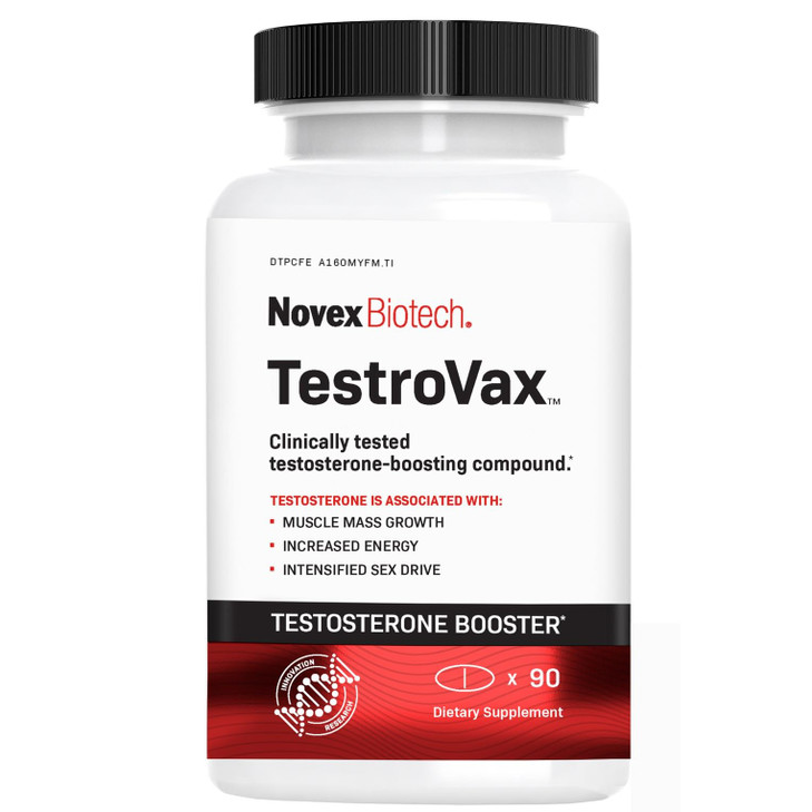 Novex Biotech Testrovax, Best Testosterone Booster for Men - T Booster - Fenugreek & Ashwagandha - Increase Testosterone levels in 12 days*, 30-Day S