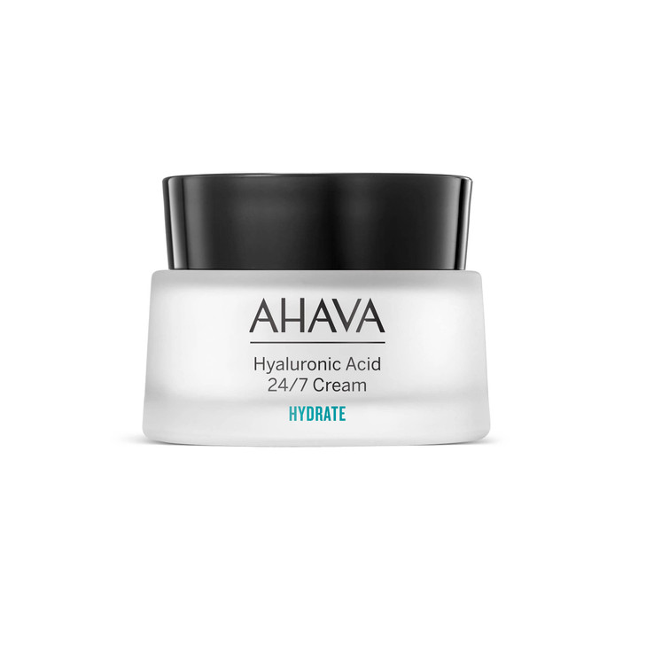 AHAVA Hyaluronic Acid 24/7 Cream - Long-lasting hydration from inside & out, boosts hydration, softening & refining skin's texture, long-term wrinkle