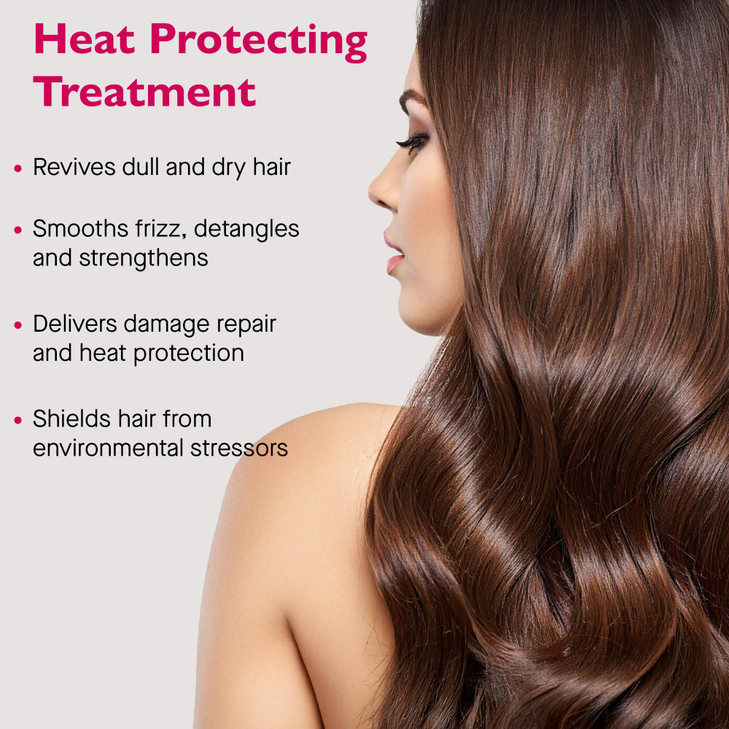 12 Benefits Instant Healthy Hair Treatment - Leave In Conditioner Spray with Quaternium 39 and Silk Fibre Protein - Smooths Frizz, Strengthens & Repa